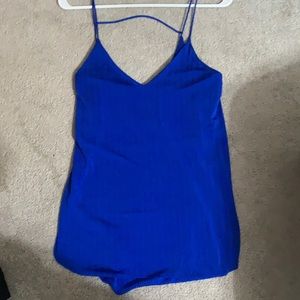 Open back tank top